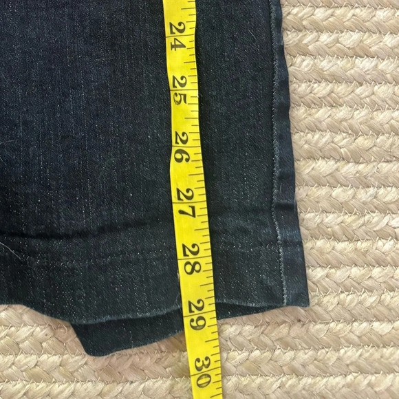 Urban Renewal dark blue denim pencil skirt, back zip size large - Picture 5 of 5